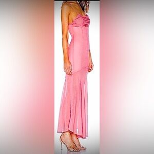 Privacy Please Mira maxi dress in pink color size  XS NWT